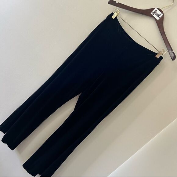 JS Collections Black Velvet Pants & Longsleeve Top Set Women’s 4 great preworn c - Picture 5 of 15